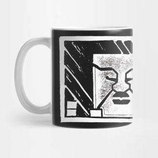 G1 Windscreen Sticker Face (WHITE) Mug